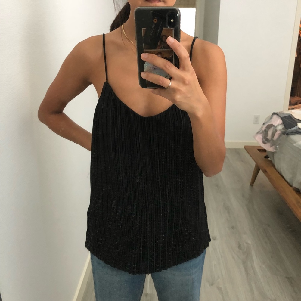 NEW W TAG H&M pleated tank